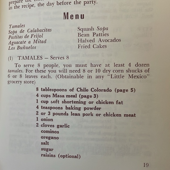 VINTAGE « MEXICAN » COOK BOOK - Picture 7 of 11